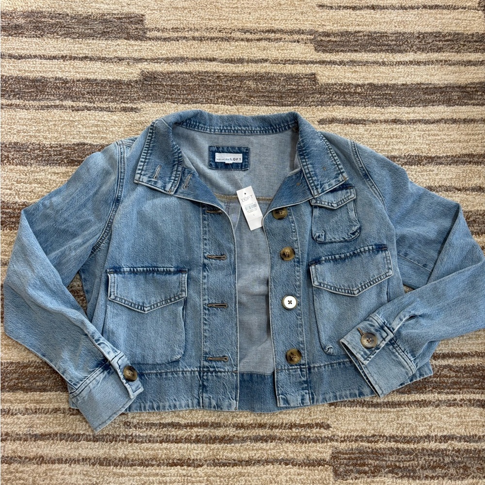 LOFT Blue Jean Jacket